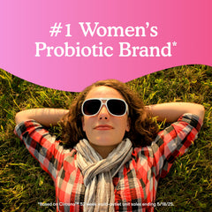Garden of Life Raw Probiotics for Women 50 & Wiser label shows 85B CFU and 33 strains.