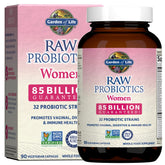 Garden of Life RAW Probiotics Women 85B CFU bottle supports digestive balance