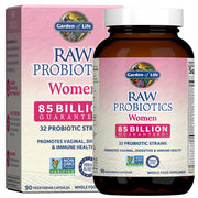 Garden of Life RAW Probiotics Women 85B CFU bottle supports digestive balance