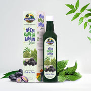 Garden of Nutrition Neem Karela Jamun Juice bottle for daily wellness.