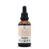 Garden Organics Guggul extract bottle label shows organic certification for high-potency daily wellness.