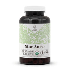 Garden Organics Star Anise Capsules bottle ready for daily wellness routine.