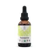Garden Organics Turmeric Extract bottle shows high-potency formula for daily wellness.