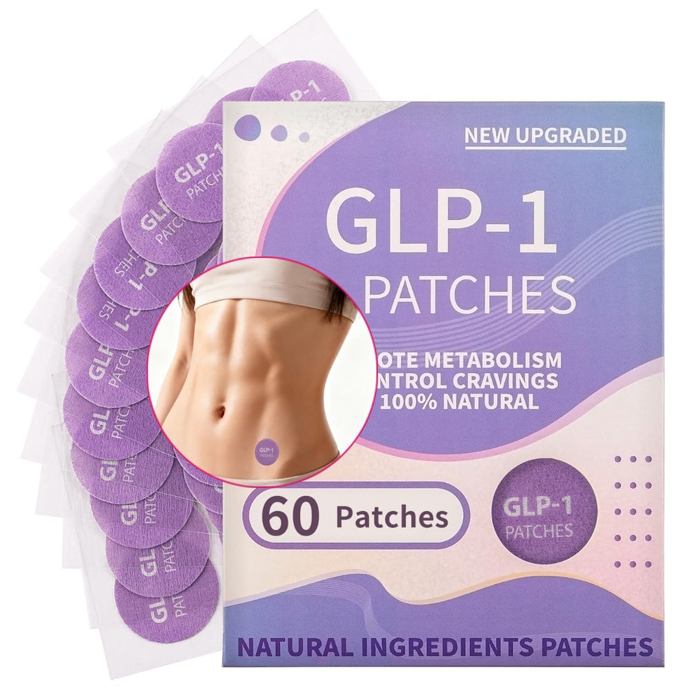 Garuluuuu GLP-1 patch neck application for discreet daily wear and comfortable adhesion.