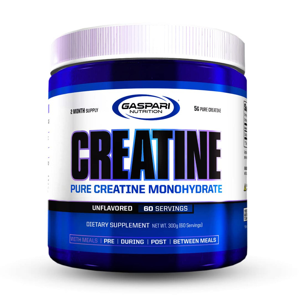 Gaspari Pure Creatine Monohydrate bottle for lean gains and consistent dosing