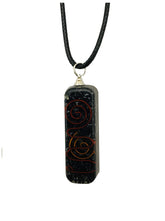 Gavya International black tourmaline pendant close-up for grounding energy