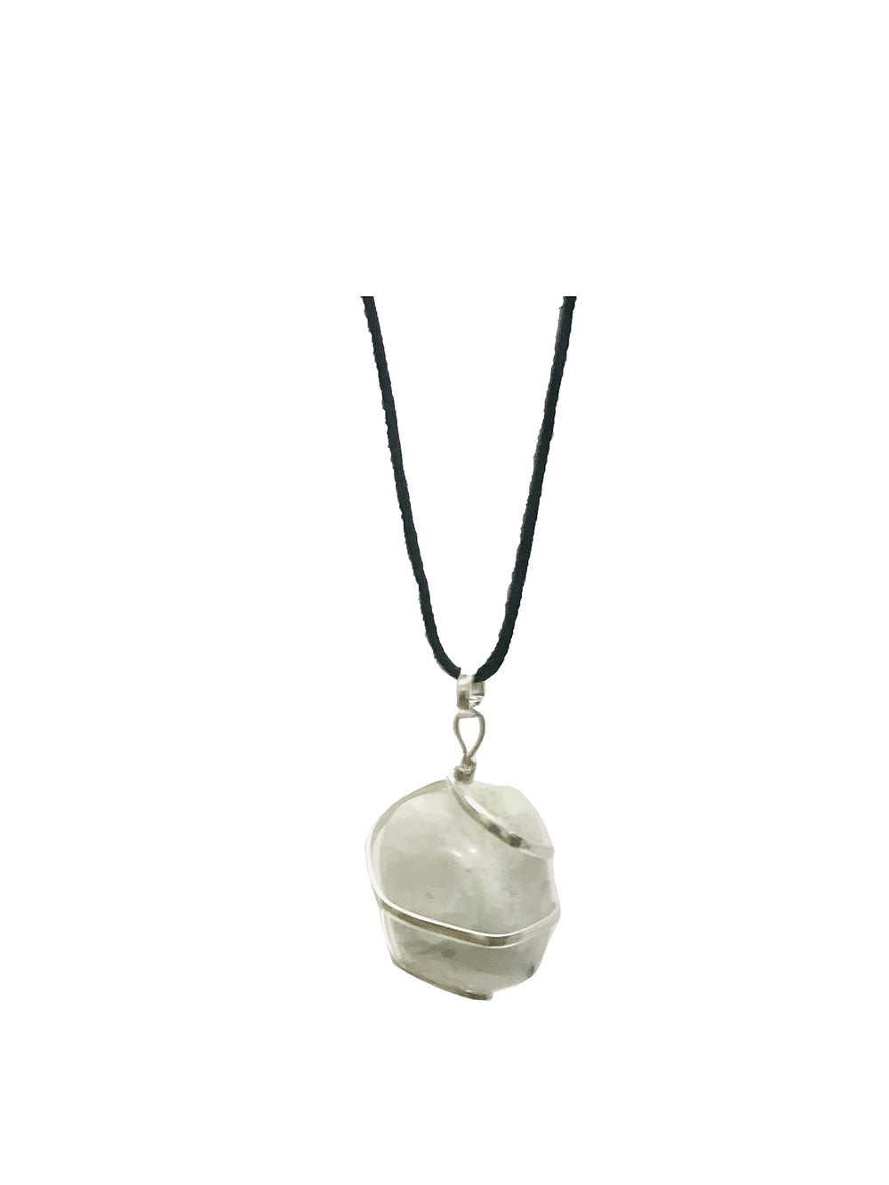 Gavya International raw moonstone necklace pendant enhances intuition and balance