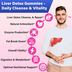 Gayolptian Liver Detox Gummies pack shot for on-the-go use