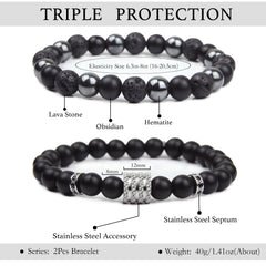 GDLKPYHS lava stone bead detail highlighting diffusion for fragrance