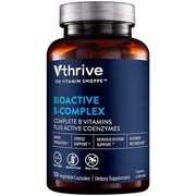 GEEGVV Vthrive bottle front showing veggie capsules for energy support.