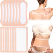 Geiserailie large castor oil wrap patch on back for soothing relief and comfortable wear.