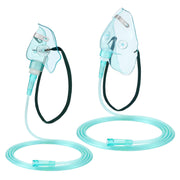 Geiserailie adult oxygen mask with 6.6 ft tubing for steady delivery.
