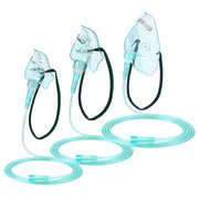 Geiserailie adult oxygen mask with 6.6 ft tubing for steady oxygen delivery