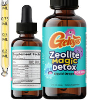 Geloyar Zeolite Detox Kids Drops bottle ready for gentle daily cleansing