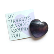 Gemanifest Fluorite heart bracelet for daily focus and balance.