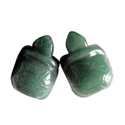 Gemgogo green aventurine tortoise figurine for peaceful decor and energy flow.