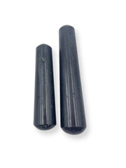 Gemscite black tourmaline wand close-up highlighting grounding energy.