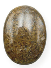 GEMSCITE Bronzite palm stone for relaxation and mindful grip during meditation.