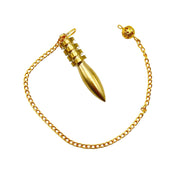 GEMSCITE Gold Isis pendulum bob for precise divination readings.