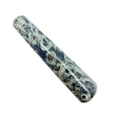 GEMSCITE kambaba jasper massage wand in hand for portable grounding rituals