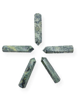 GEMSCITE Kambaba Jasper pencil points for jewelry making and crystal grids