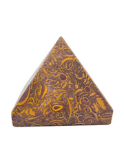 GEMSCITE Mariyam Pyramid 2inch stone for meditation focus and calm energy.