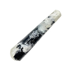 GEMSCITE Rainbow Moonstone wand held for meditation and focus