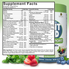 Genceutic Naturals unflavored smoothie mix ready for healthy beverages