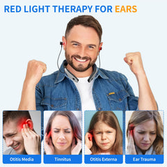 Generic 2-in-1 nose and ear wellness device with neck-hanging design for hands-free wear.