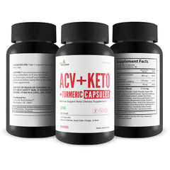 Label close-up highlighting keto-friendly formula and immune vitamins.