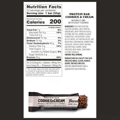 Generic BarebeIIs Creamy Crisp bar with chocolate coating, ideal post-workout treat.
