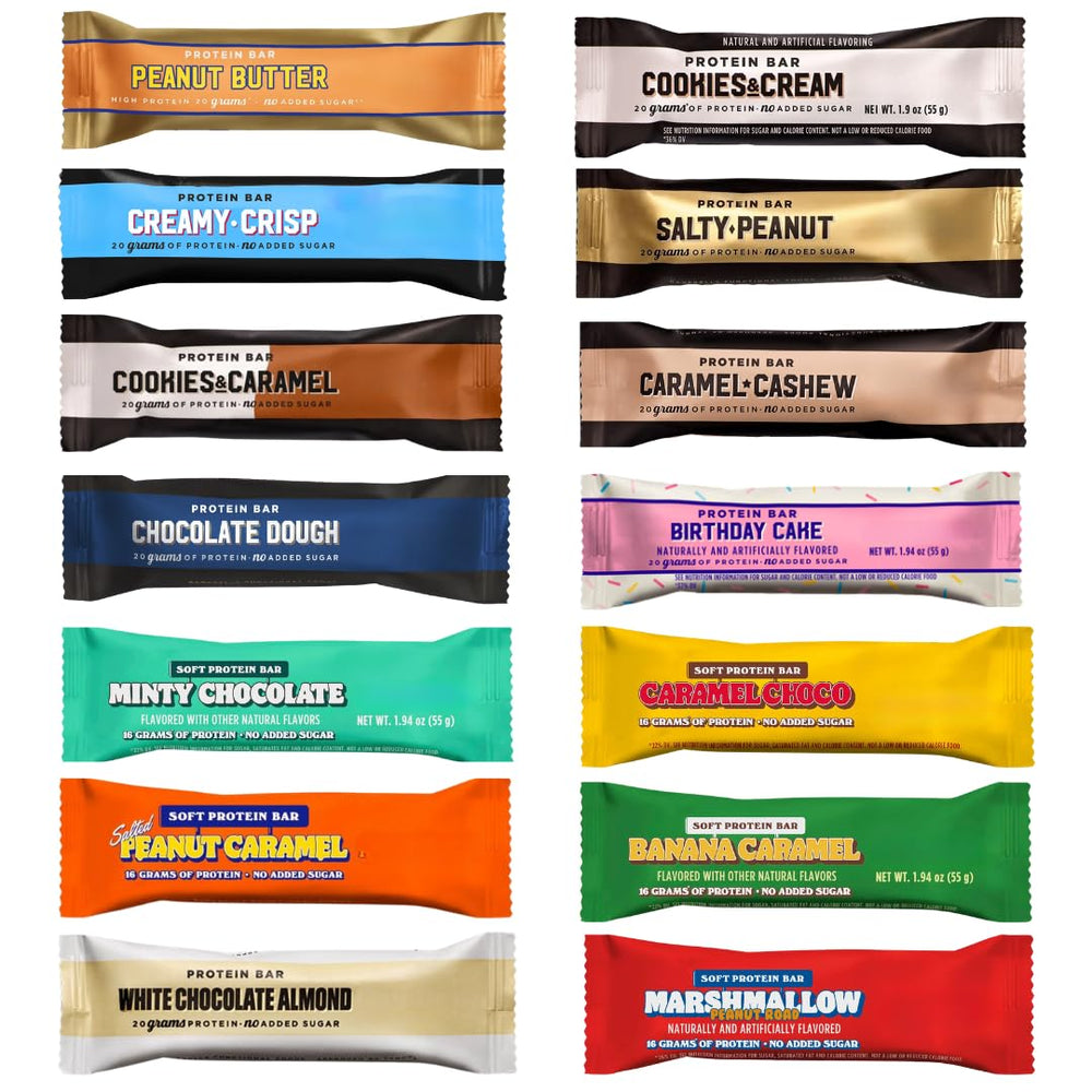 Generic BarebeIIs variety pack front view for on-the-go snacking.
