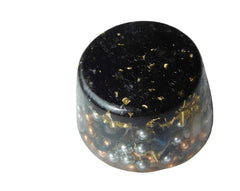 Generic Black Tourmaline Small Tower Buster—energy-focused orgonite for calm spaces
