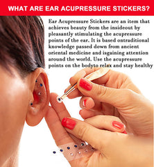 Generic Ear Seeds Acupuncture Kit probe and tweezers for precise placement.