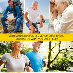 Generic Magnesium Oil Bee Venom Spray 2-pack packaging highlights value