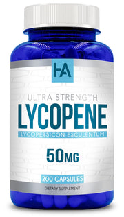 Generic Naturally Derived Lycopene Supplement bottle for daily wellness.