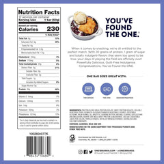 Generic ONE Protein Bars 20g protein and 1g sugar visible on label