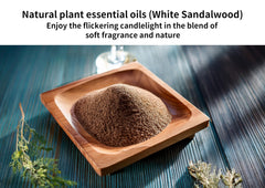 Generic Pandachilla glass candle shows textured deer horn design