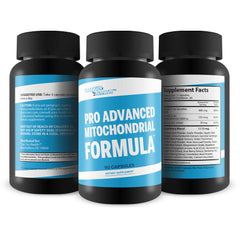Generic Pro Advanced Mitochondrial Formula ingredients blend with antioxidants.