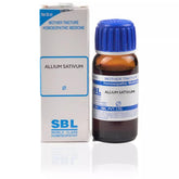 Generic SBL Allium Sativum 1X bottle shown for home use and travel-ready packaging
