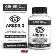 Generic4ME AREDS2 softgels bottle front shows a trusted eye health supplement.