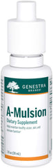 Genestra A-Mulsion citrus bottle highlighting vitamin A liquid for immune support and skin health