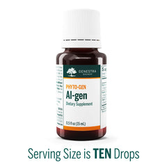 Genestra Brands Al-gen dropper ready for easy daily use