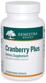 Genestra Brands Cranberry Plus softgel bottle ready for daily urinary health support.