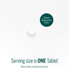 Close-up of Genestra D3 1000 chewable tablet highlighting calcium absorption support