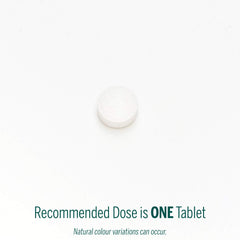 Genestra Selenium + E tablets viewed from the side for easy swallowing
