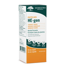 Genestra Hemo-gen bottle front view suggests a herbal blend for circulatory support.