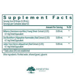 Genestra Ocu-gen sea buckthorn bottle emphasizes nourishing phytonutrients for daily wellness