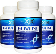 Genex Formulas NMN 250mg bottle front view for daily use and NAD support.