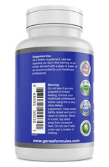 Close-up of Genex Formulas NR capsules for easy daily use